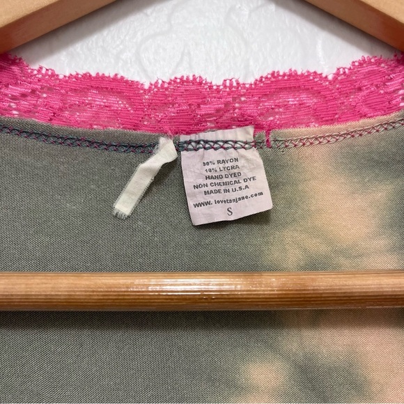 Y2K Love Tanjane Hand Dyed Lingerie Set Size S - Picture 2 of 7